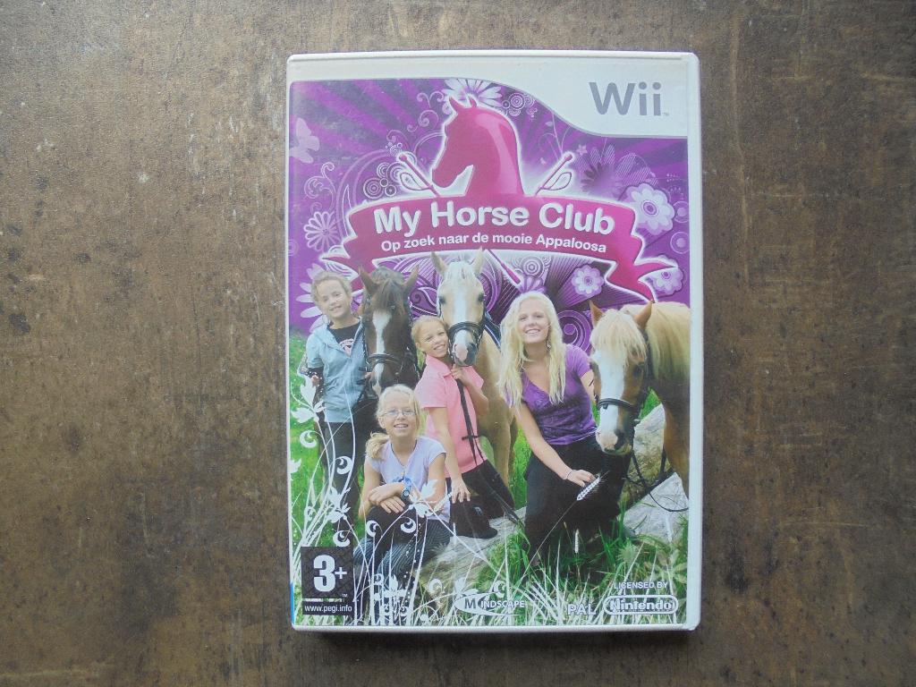 My Horse Club voor Wii (zie foto's), Games en Spelcomputers, Games | Nintendo Wii, Gebruikt, 1 speler, Ophalen of Verzenden, Vanaf 3 jaar