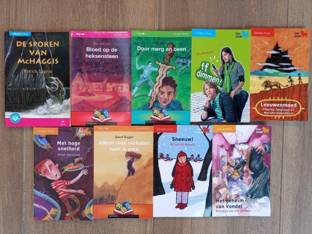 9 LEESLEEUWBOEKJES VOOR HET VIJFDE/ZESDE LEERJAAR, Boeken, Ophalen of Verzenden, Zo goed als nieuw, Fictie