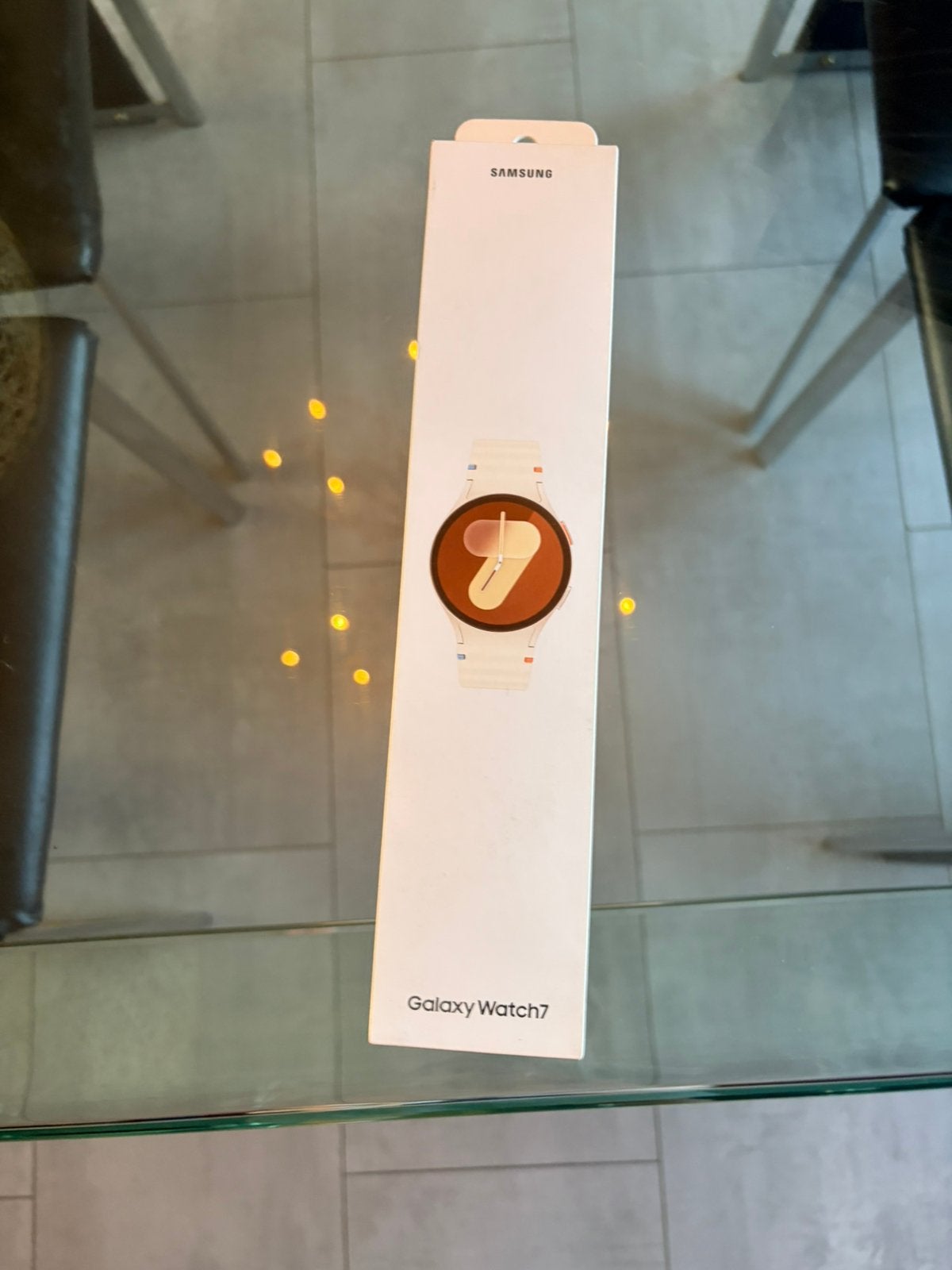 Samsung Galaxy Watch 7, Handtassen en Accessoires, Smartwatches, Wit, Ophalen of Verzenden, Zo goed als nieuw, Waterdicht