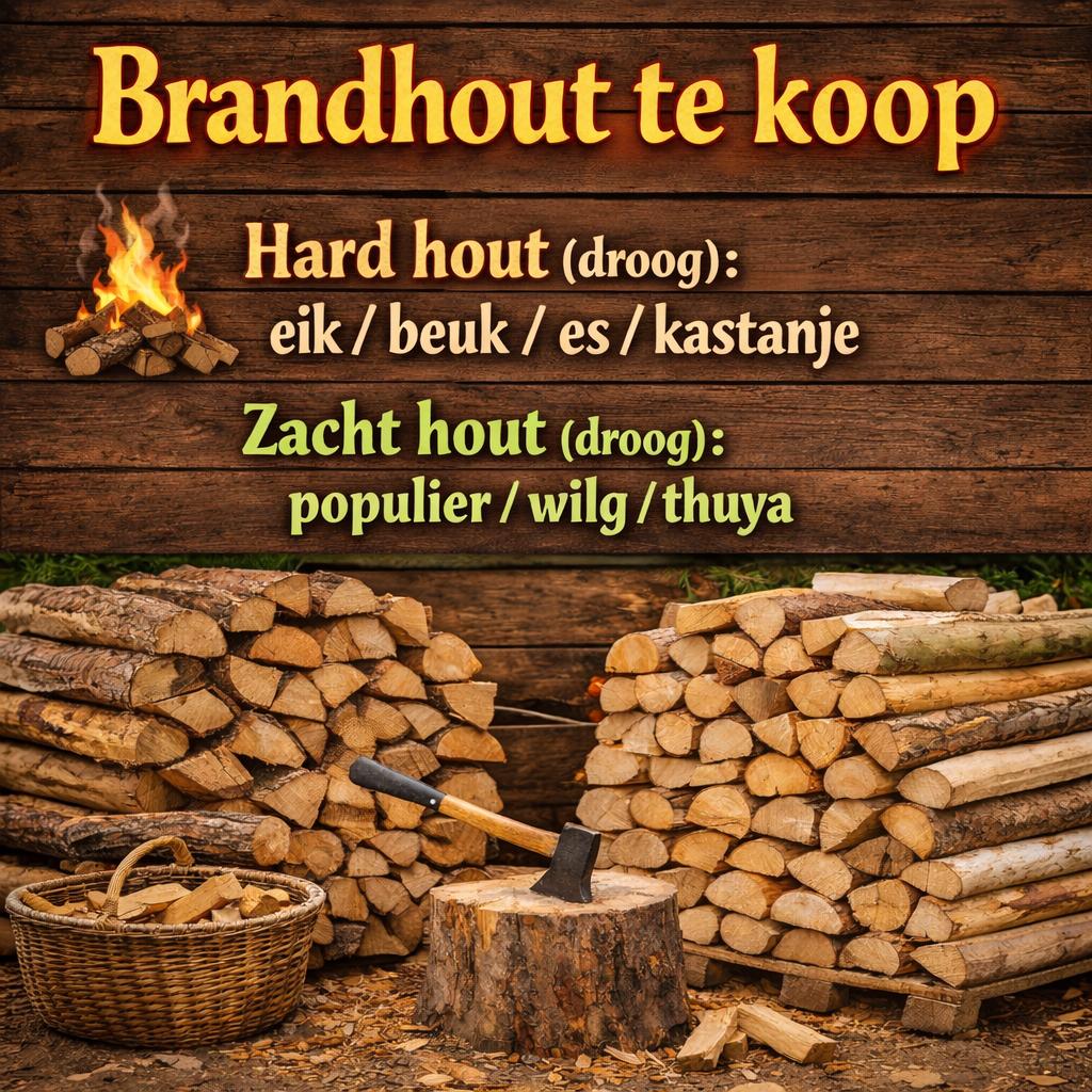 Droog brandhout te koop, Tuin en Terras, Brandhout, Ophalen of Verzenden, Blokken