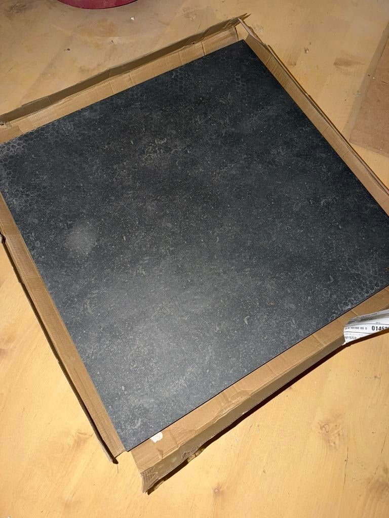 Carrelage noir 60x60cm, Enlèvement, Comme neuf