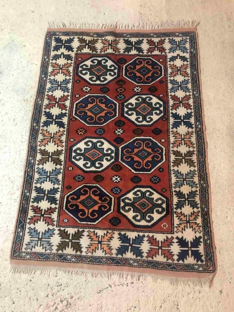 Prachtig Perzisch vloerkleed met mooie patronen 143/101 cm, Ophalen of Verzenden, Gebruikt, Overige stijlen