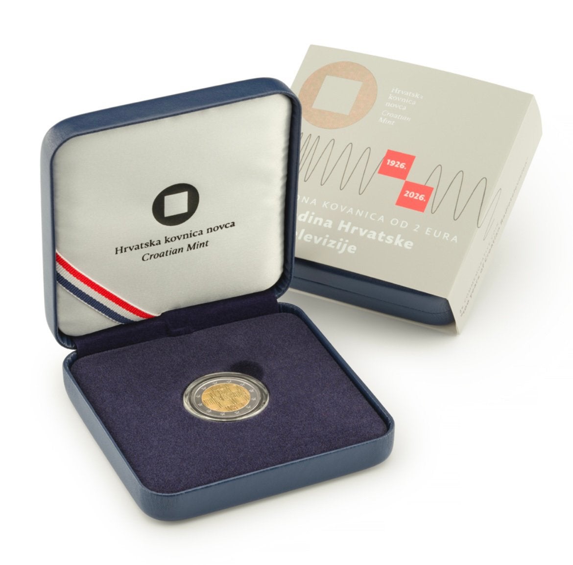 PRÉVENTE - 2€ Croatie 2026 - BE / Proof - Radio croate, Enlèvement ou Envoi, Autres pays, 2 euros, Monnaie en vrac