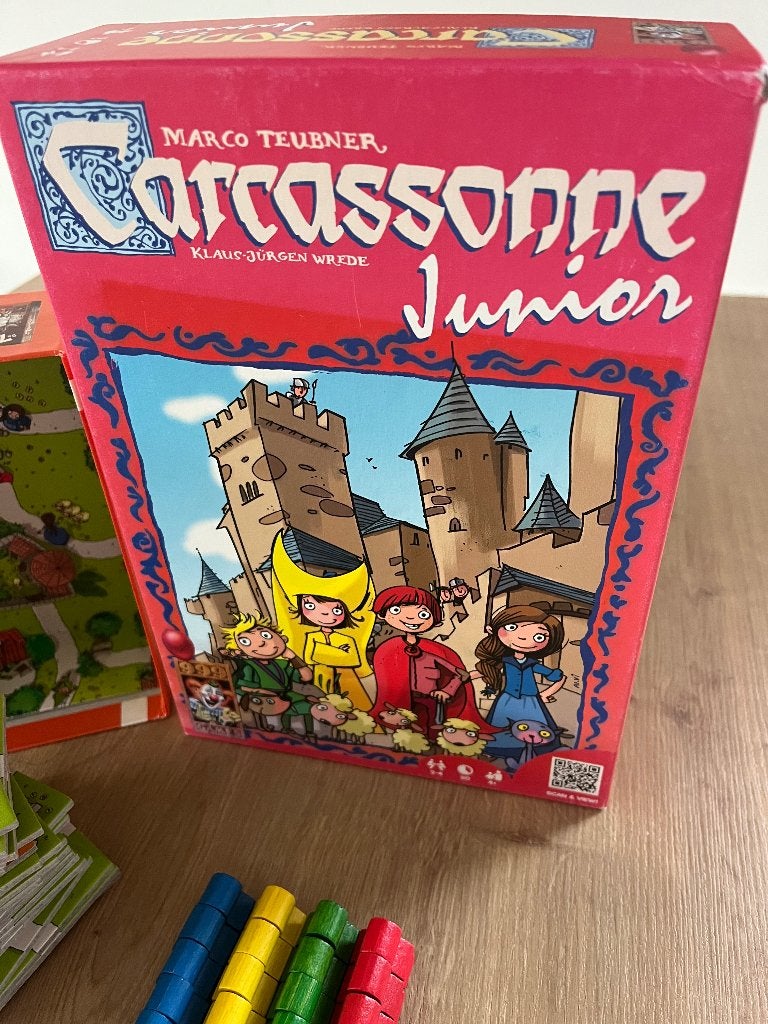 carcassonne Junior 999Games, Drie of vier spelers, Ophalen, Zo goed als nieuw, 999 games