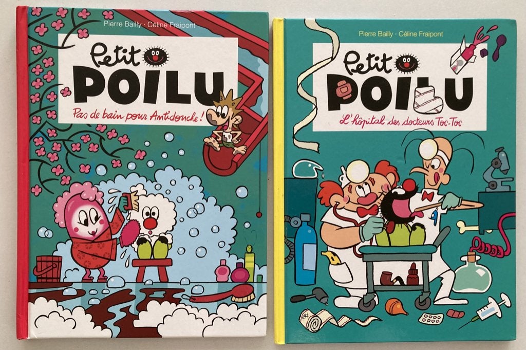 2 BD sans texte PETIT POILU pour enfants, Livres, BD, Plusieurs BD, Enlèvement ou Envoi, Comme neuf