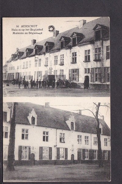 postkaarten Aarschot (lot 18), Verzamelen, Verzenden, Voor 1920, Gelopen, Vlaams-Brabant