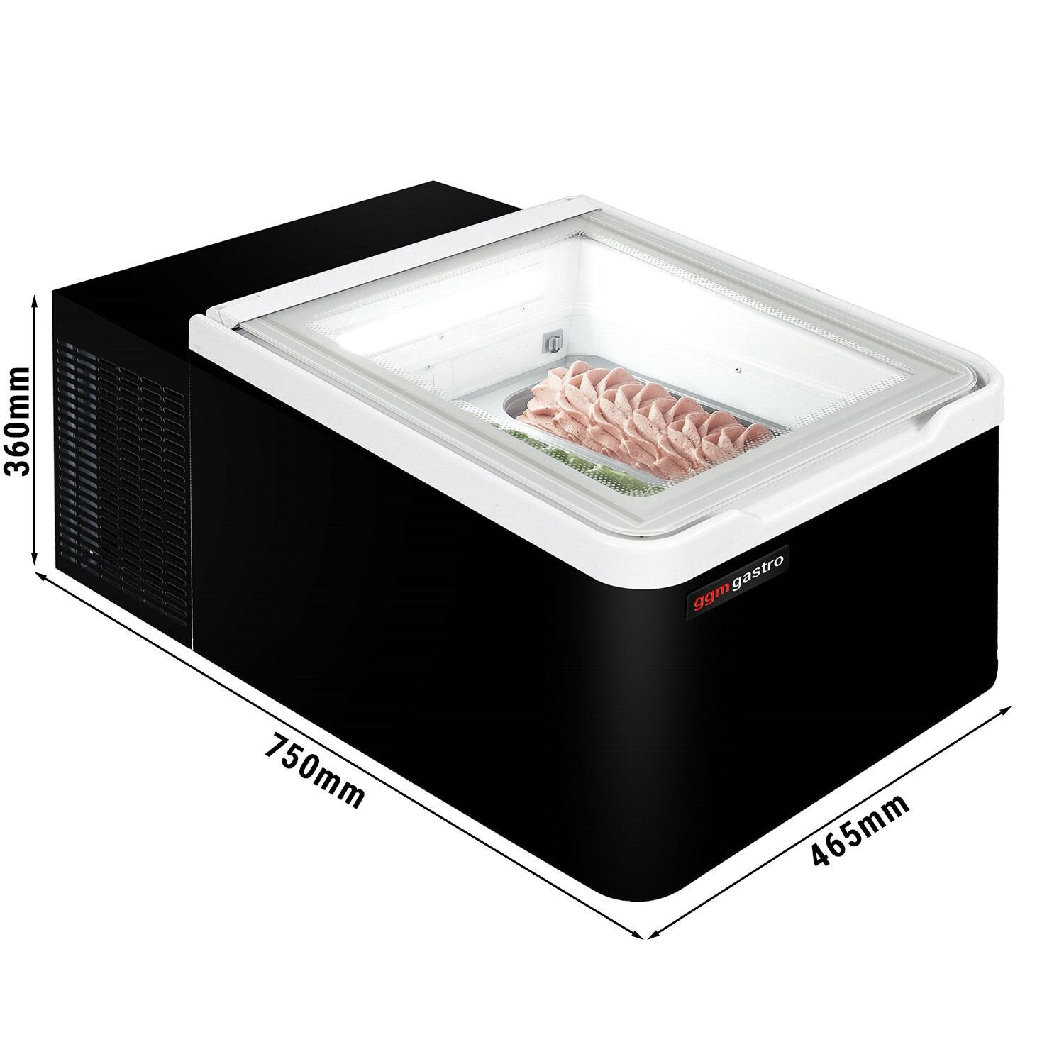 Ijsvitrine tafelmodel te koop, Zakelijke goederen, Horeca | Keukenapparatuur, Ophalen, Koelen en Vriezen