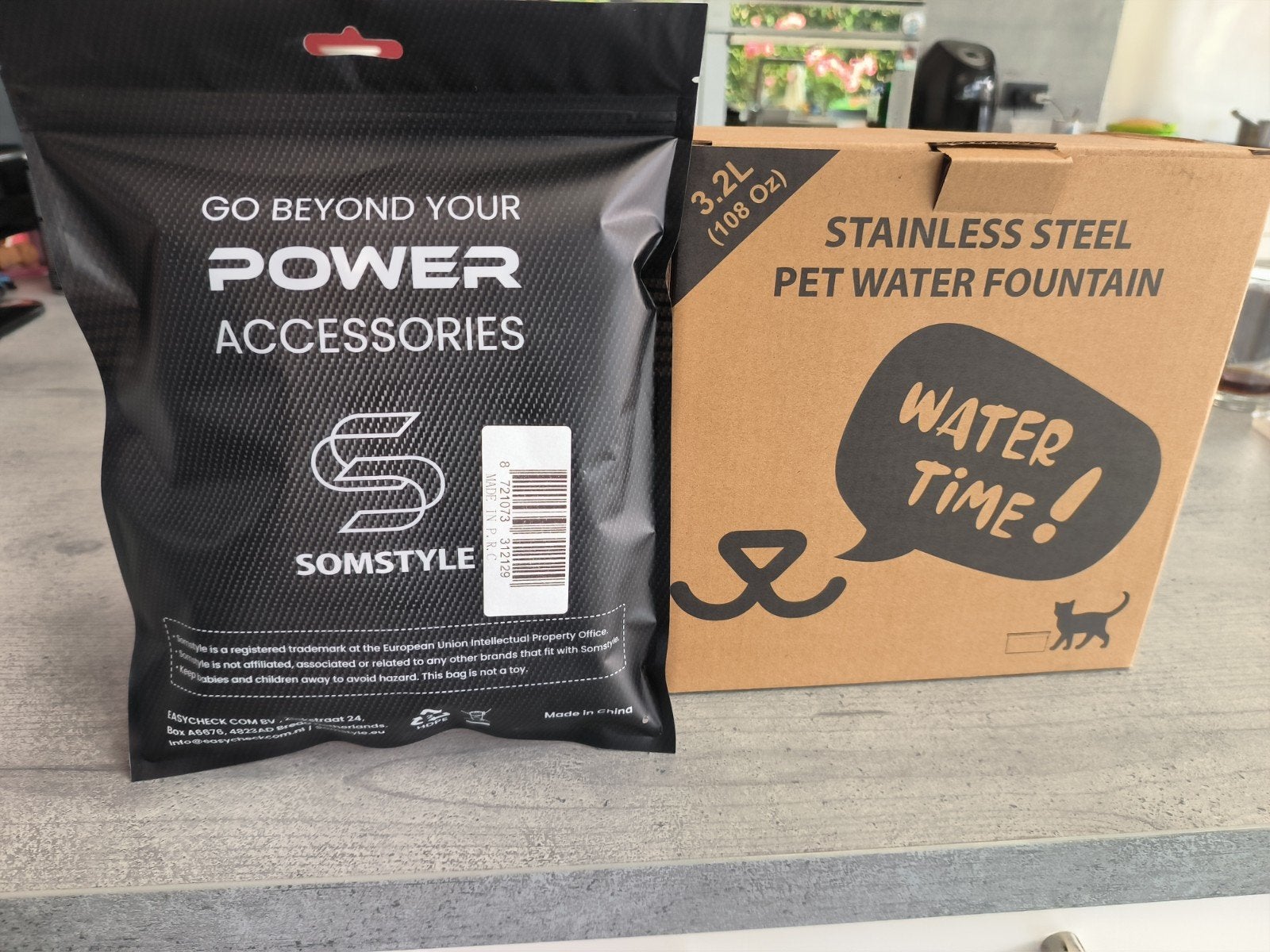 Drinkfontein voor kat en/of hond, Ophalen