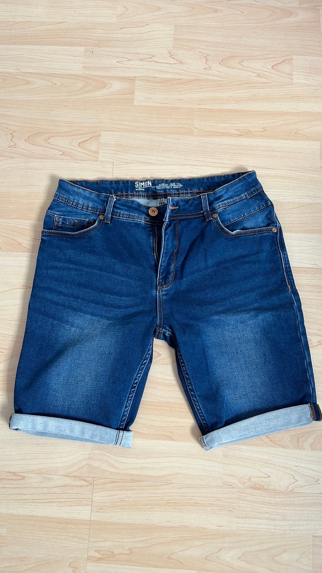 Jeansshort 16 jaar, Kinderen en Baby's, Kinderkleding | Maat 176, Ophalen of Verzenden, Zo goed als nieuw, Jongen, Broek