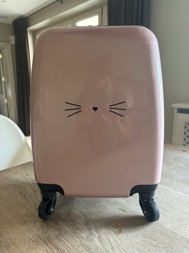 Toffe reiskoffer kind, Ophalen, Uitschuifbare handgreep, Hard kunststof, Minder dan 50 cm