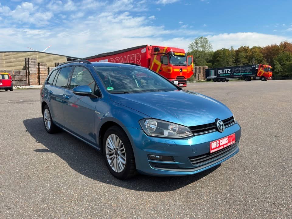 VOLKSWAGEN GOLF 7 VARIANT CUP 1.6 TDI – DSG AUTOMAAT, Auto's, Automaat, 4 cilinders, Zwart, 5 deurs