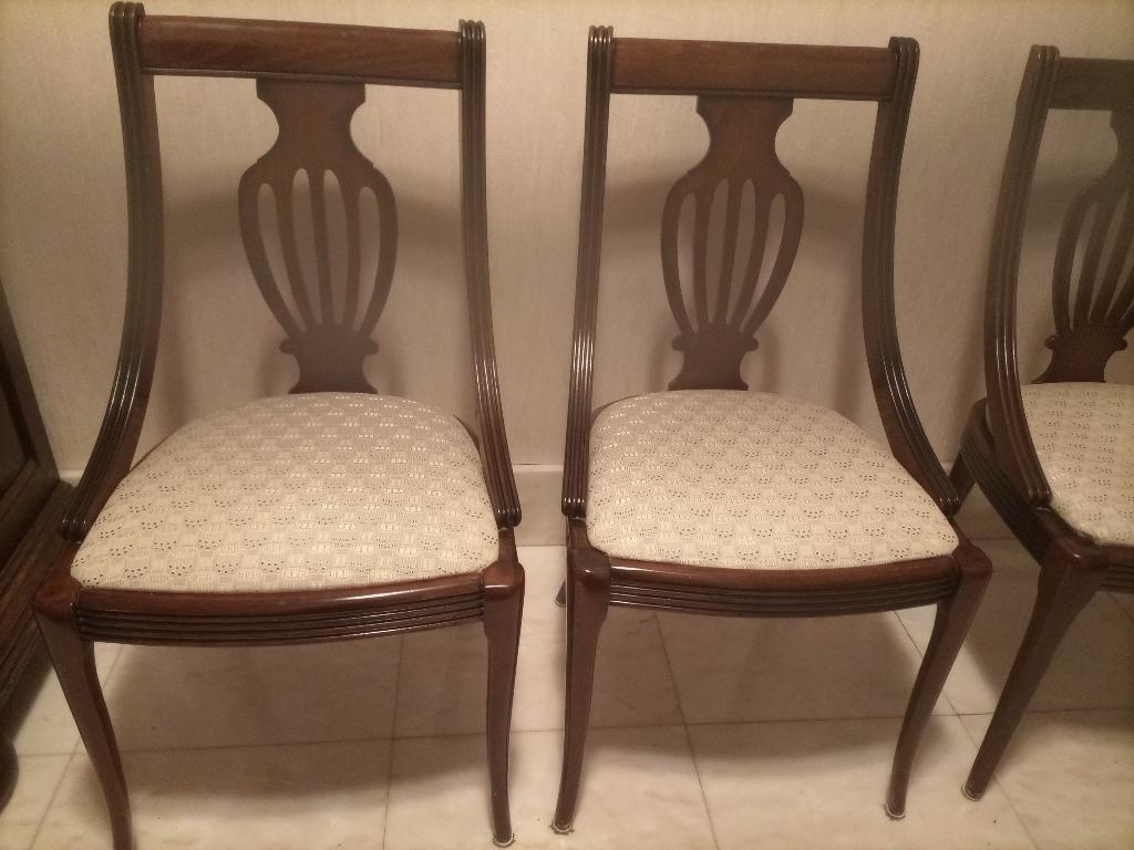 4 stoelen Regency stijl, Ophalen, Gebruikt, Overige kleuren, Regency