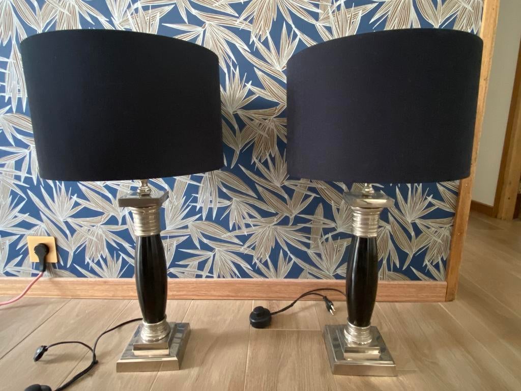 Paire de lampes à poser style Napoleon de chez Eichholtz., Enlèvement, Utilisé