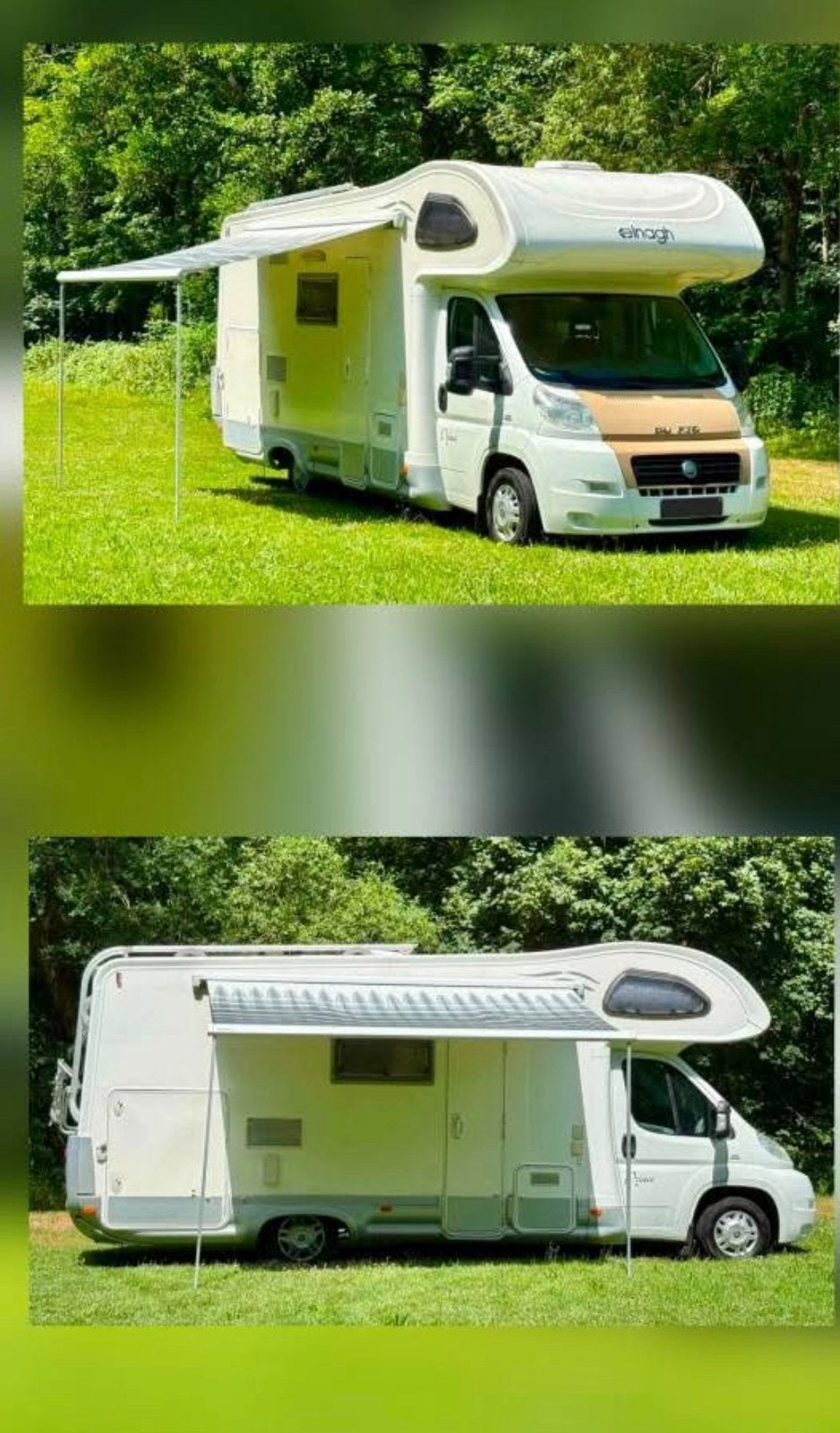 Fiat Ducato kampeerbus, Caravans en Kamperen, Ophalen, Zo goed als nieuw, Polyester