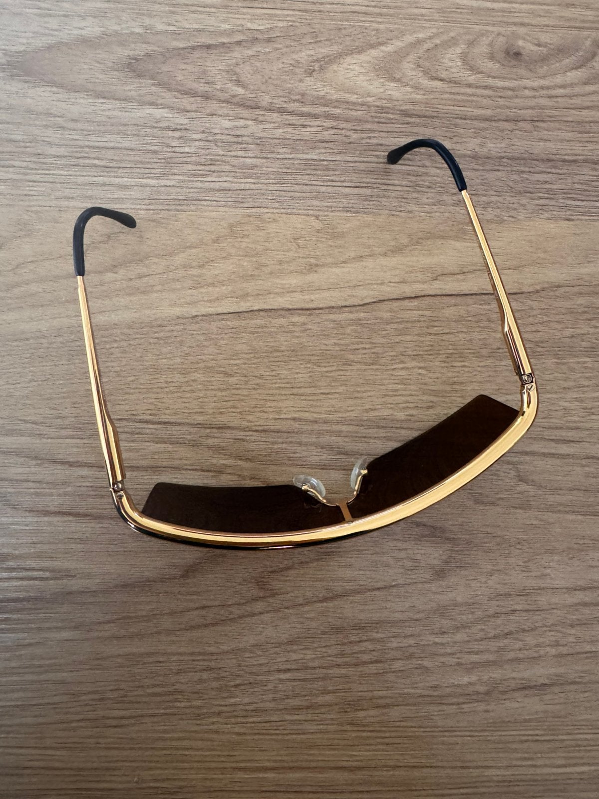 Vintage Gianfranco Ferré GFF 119/S shield sunglasses – italy, Handtassen en Accessoires, Overige merken, Zonnebril, Bruin, Verzenden