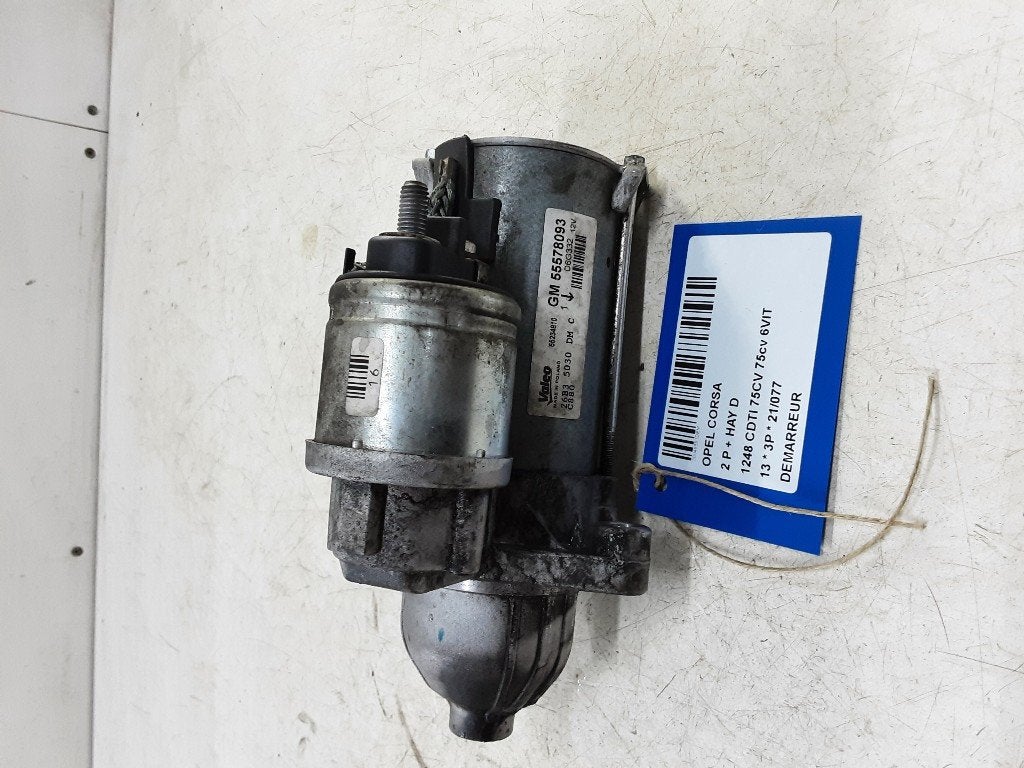 DÉMARREUR Opel Corsa D (01-2006/12-2014) (55578093), Utilisé, Rue de l'Espoir 34 34
4030  GRIVEGNÉE, BE, Info@Collignon.be, Opel