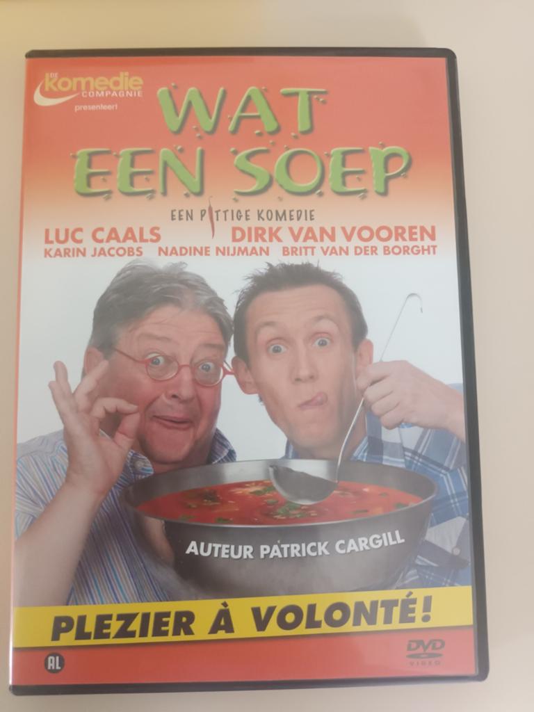 Luc caals  en dirk van vooren  wat een soep, Cd's en Dvd's, Dvd's | Nederlandstalig, Ophalen of Verzenden, Komedie