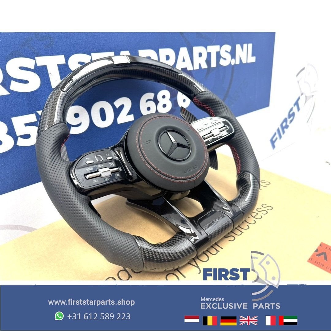 CARBON AMG STUUR + LED TOERENTAL INDICATOR A35 A45 CLA45 C63, Gebruikt, -, Ophalen of Verzenden, -