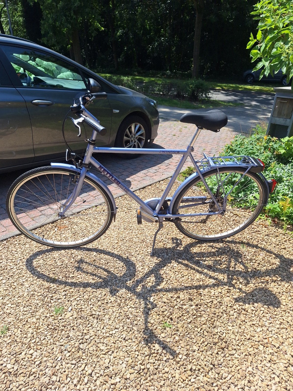 Herenfiets, Fietsen en Brommers, Gebruikt, Velgrem, Versnellingen, 49 tot 53 cm