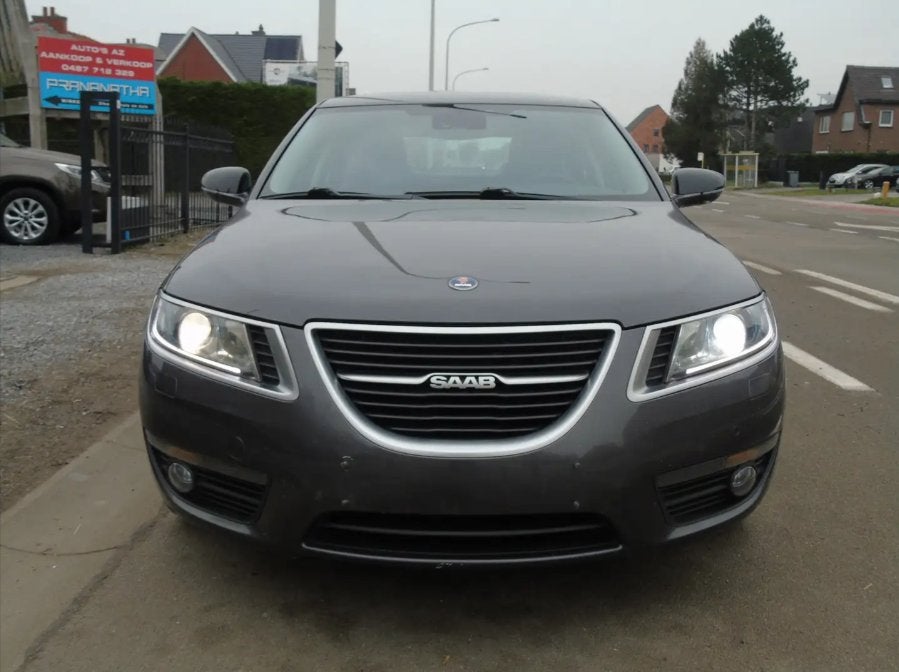 Saab 9-5 2.0 Tid4 *10/2010 *Ohboekje *Navi*Leder *EURO 5, Autos, Saab, Cuir, 139 g/km, Entreprise, Noir