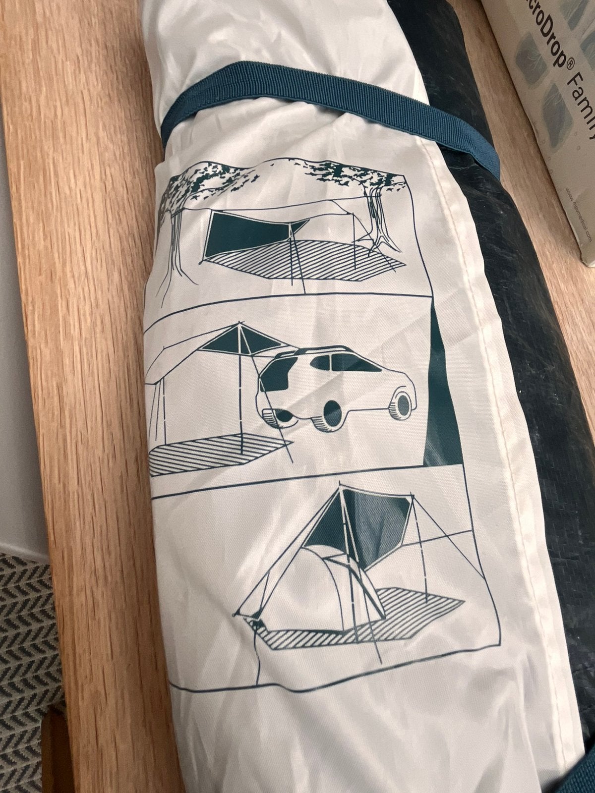 Decathlon Quechua Multifunctionele Tarp Fresh L, Caravanes & Camping, Tentes, Enlèvement, Comme neuf