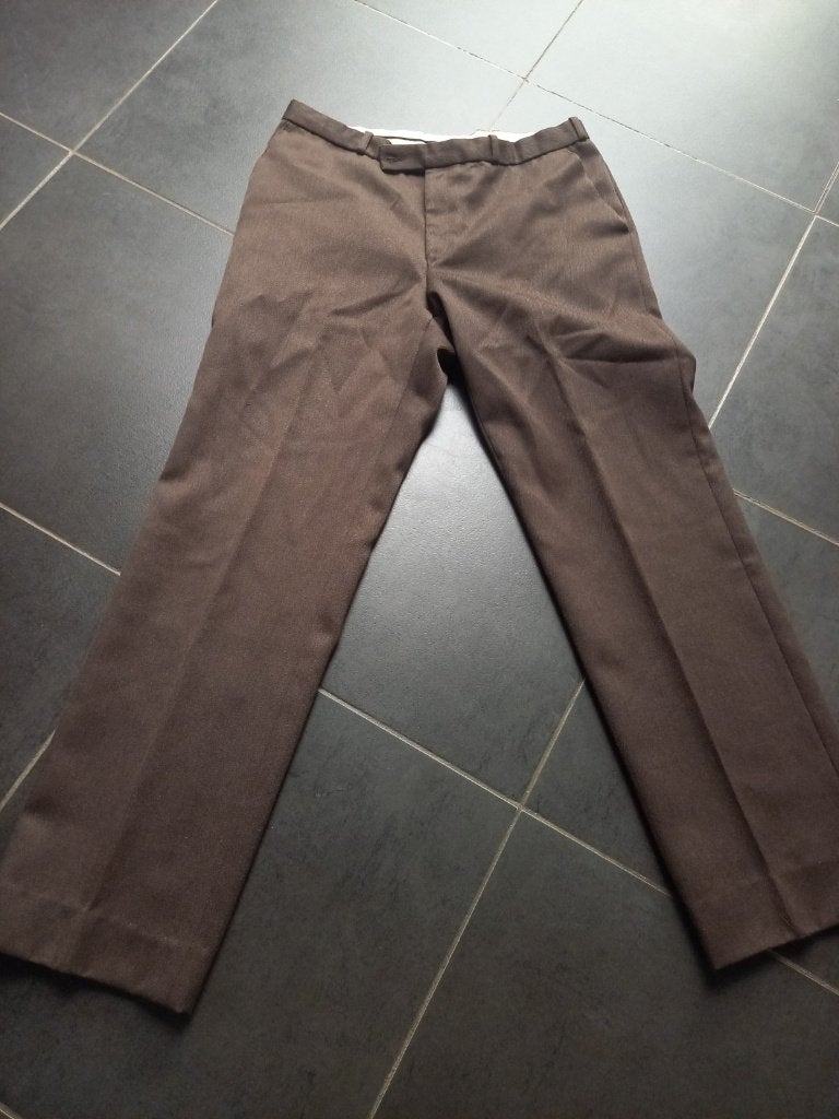 Geklede broek, Kleding | Heren, Broeken en Pantalons, Ophalen of Verzenden, Gedragen, Bruin