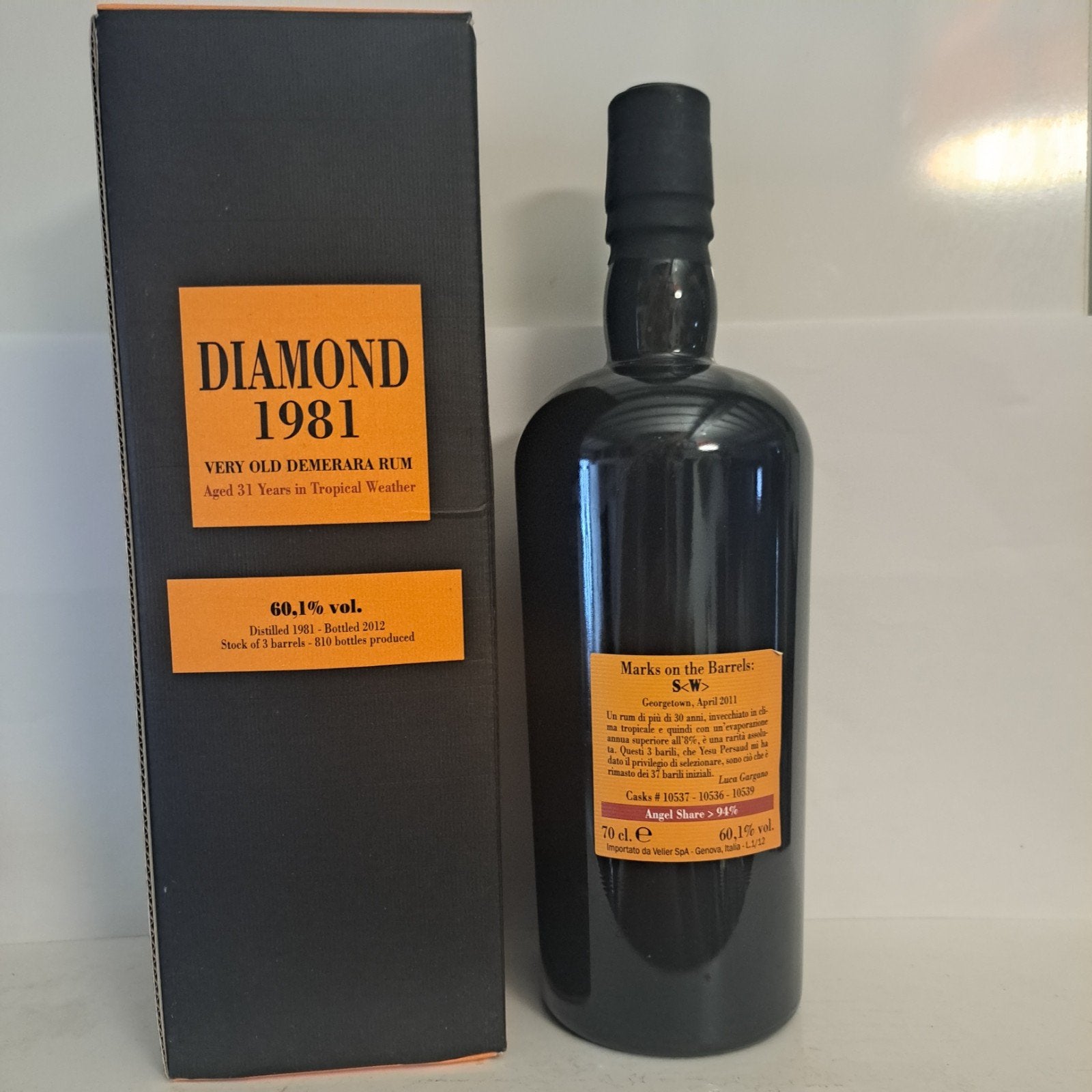 rhum Diamong 1981, Collections, Vins, Enlèvement ou Envoi