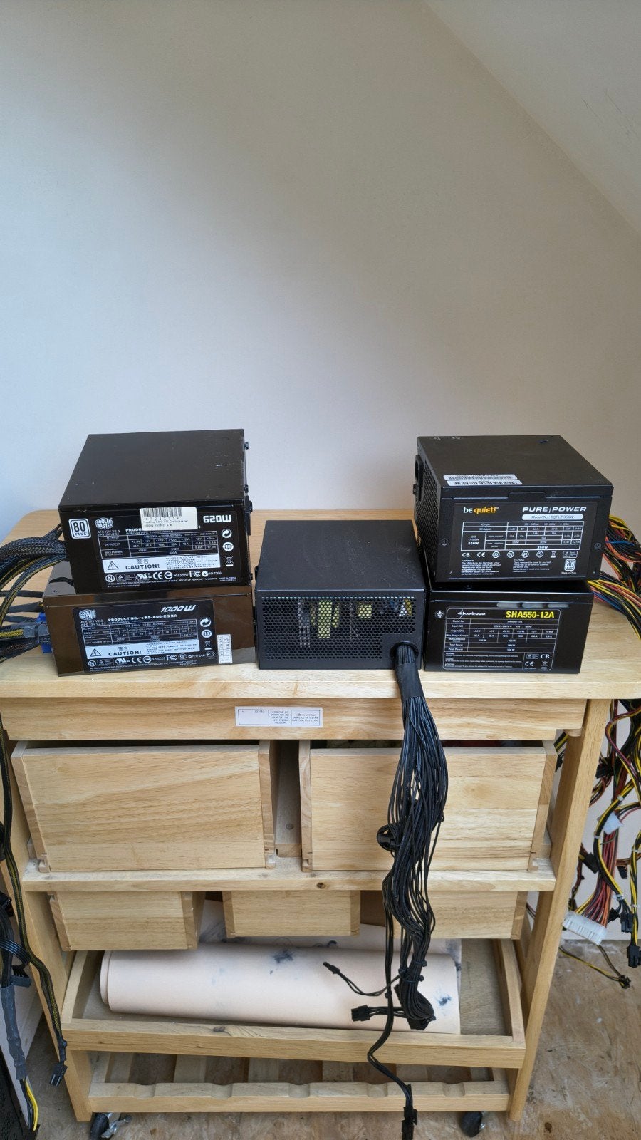 Verschillende voedingen modulair en niet modulair, Ophalen of Verzenden, Gebruikt