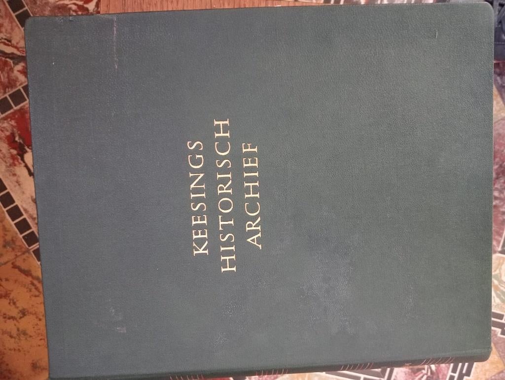 keesings historisch archief, Ophalen, Zo goed als nieuw, Elsevier