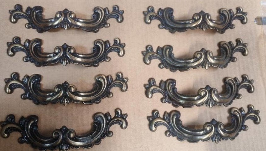 lot de 8 poignées vintage pour meuble, Enlèvement