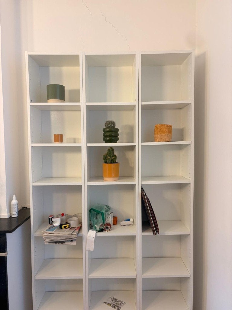 Boekenkast, Huis en Inrichting, Ophalen, Met plank(en), Gebruikt, 100 tot 150 cm