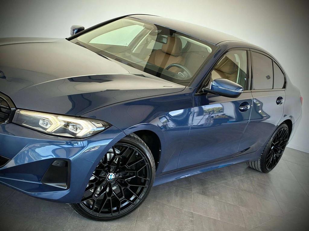 BMW 3 Serie 318 iA LOOK M-COCKPIT-CARPLAY-GPS-CUIR-JANTES20-, Auto's, BMW, Gebruikt, Euro 6, 4 cilinders, Blauw