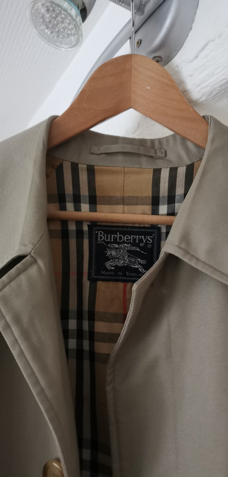 Echte Burberrys trenchcoat (L), Ophalen of Verzenden, Zo goed als nieuw