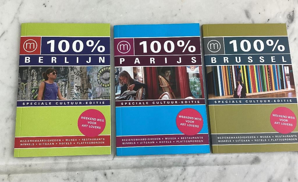 GUIDE DE VOYAGE 100% - Bruxelles - Paris - Berlin, Livres, Guides touristiques, Guide ou Livre de voyage, Enlèvement ou Envoi