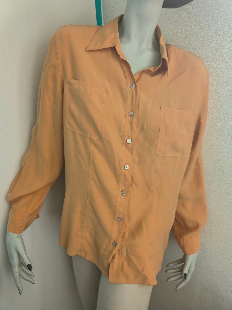 Chemise en soie Olsen Collection 40, Taille 38/40 (M), Enlèvement ou Envoi, Autres couleurs, Porté