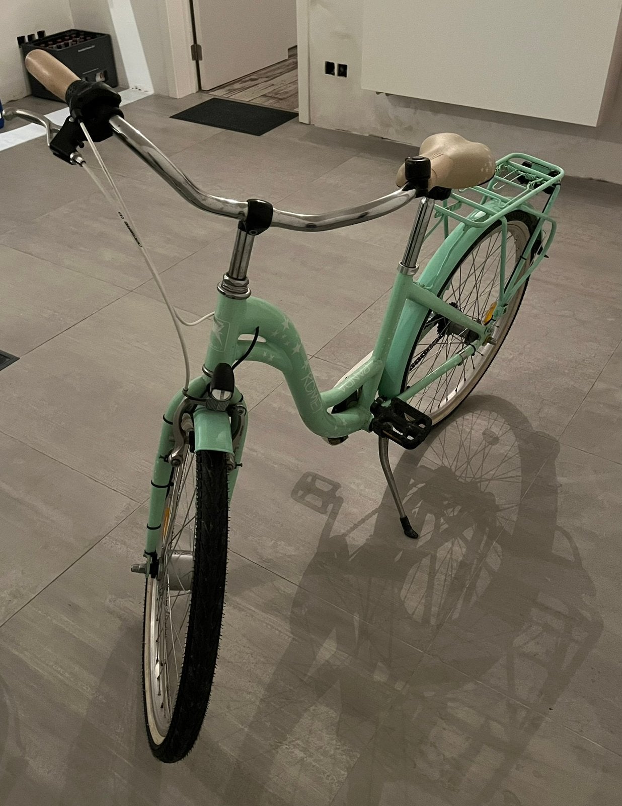 Meisjes fiets, Fietsen en Brommers, Ophalen, Zo goed als nieuw, Terugtraprem, 24 inch