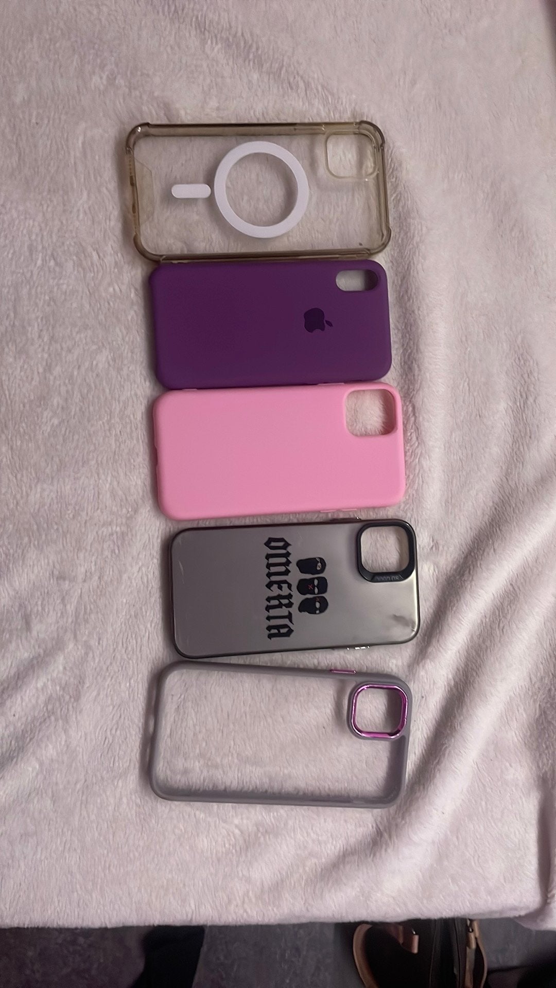 5 iphone hoesjes, Télécoms, Téléphonie mobile | Housses, Coques & Façades | Apple iPhone, Enlèvement, Utilisé, IPhone XS