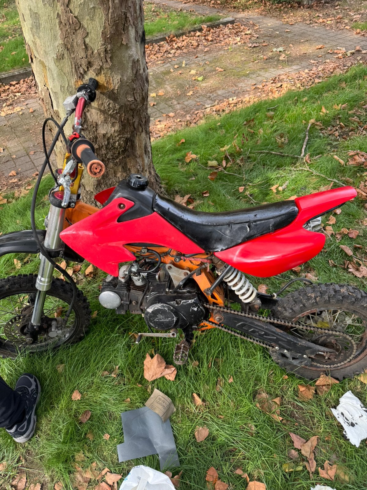 Dirtbike 125 cc 4takt, Ophalen of Verzenden, Zo goed als nieuw, Dirtbike
