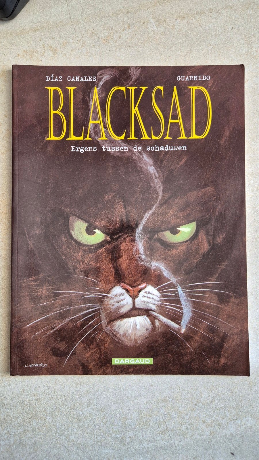 Blacksad ergens tussen de schaduwen, Ophalen