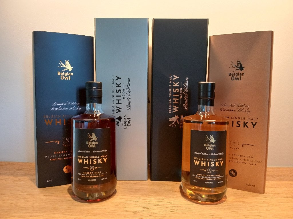Belgian Owl Limited Edition Exclusive Duo - PX & Bourbon, Verzamelen, Overige gebieden, Overige typen, Nieuw, Ophalen of Verzenden