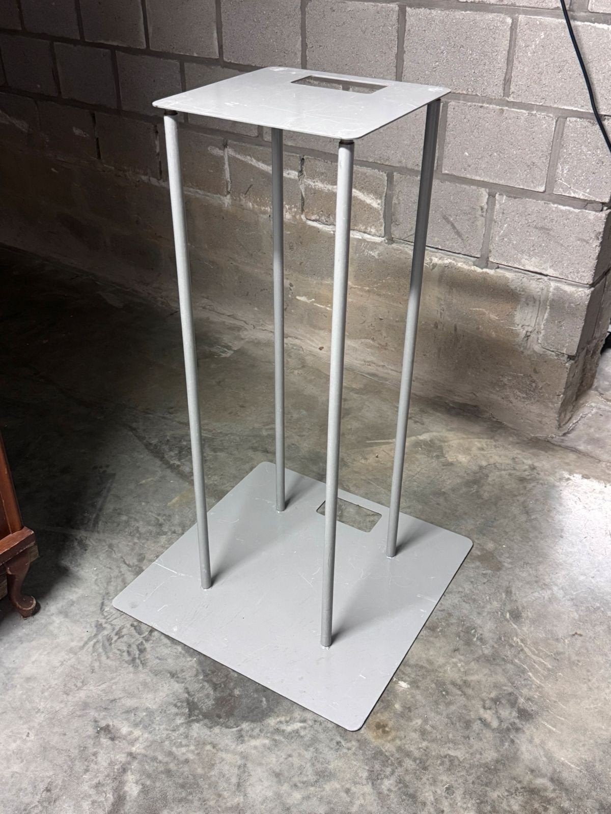 4 totems 1 m x 2 1.5 m x 2 met witte doeken., Muziek en Instrumenten, Ophalen, Zo goed als nieuw, Overige typen