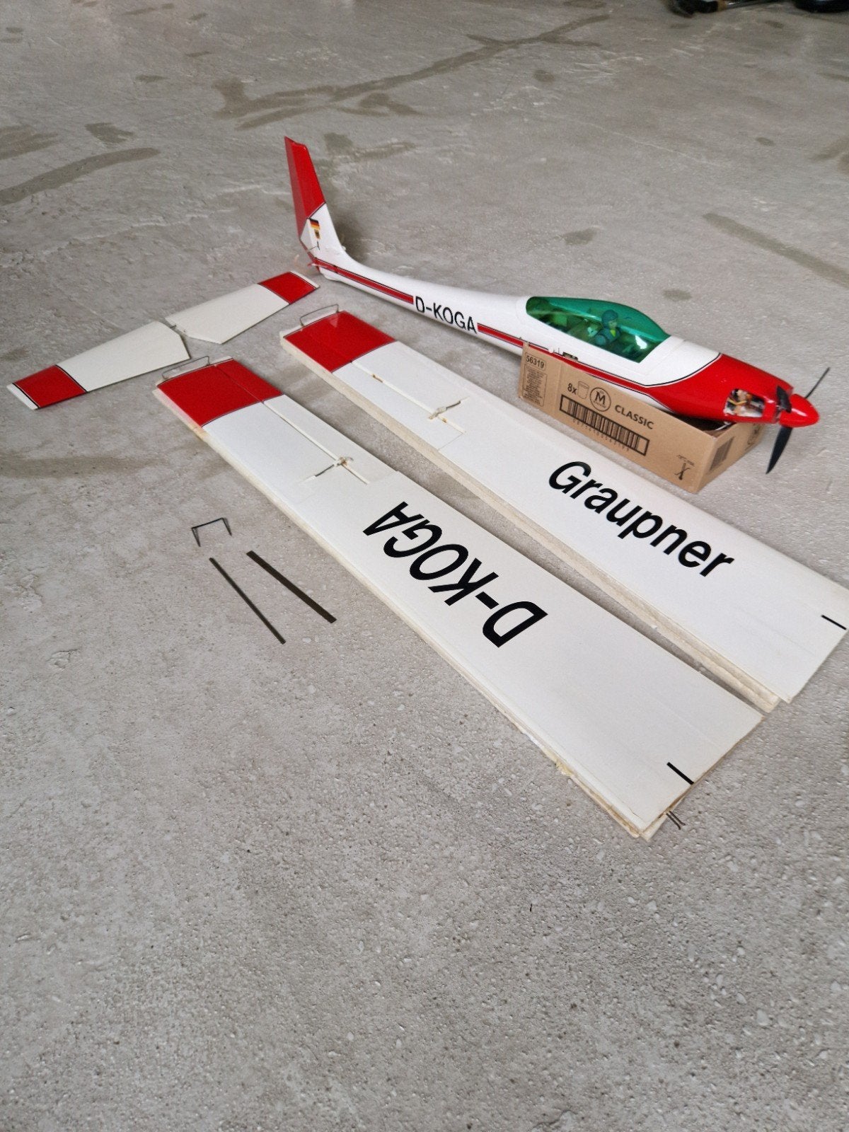 avion RC Graupner rétro /vintage, Enlèvement, Comme neuf, Électro, RTF (Ready to Fly)