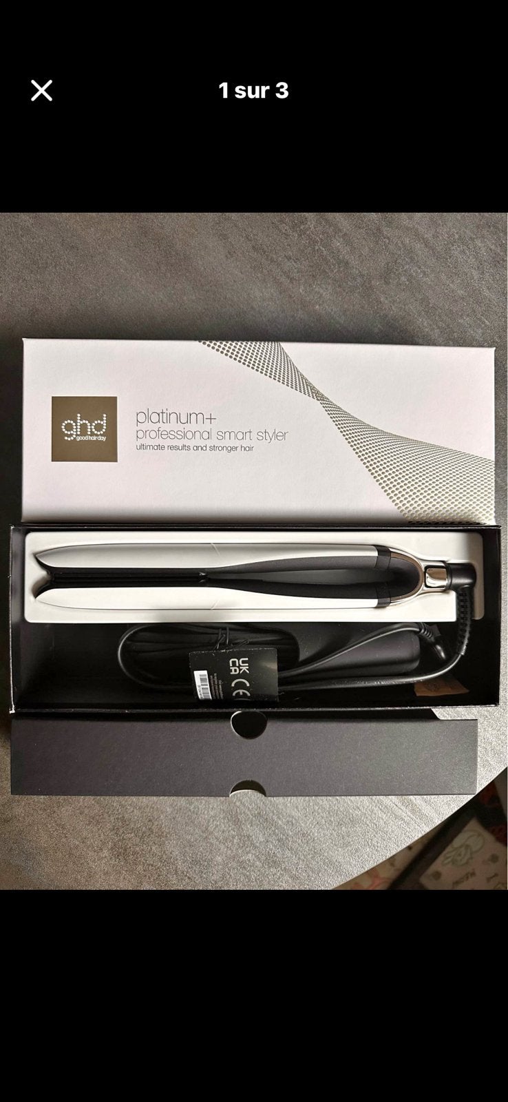 Lisseur ghd platinum +, Electroménager, Grils de contact, Enlèvement, Comme neuf