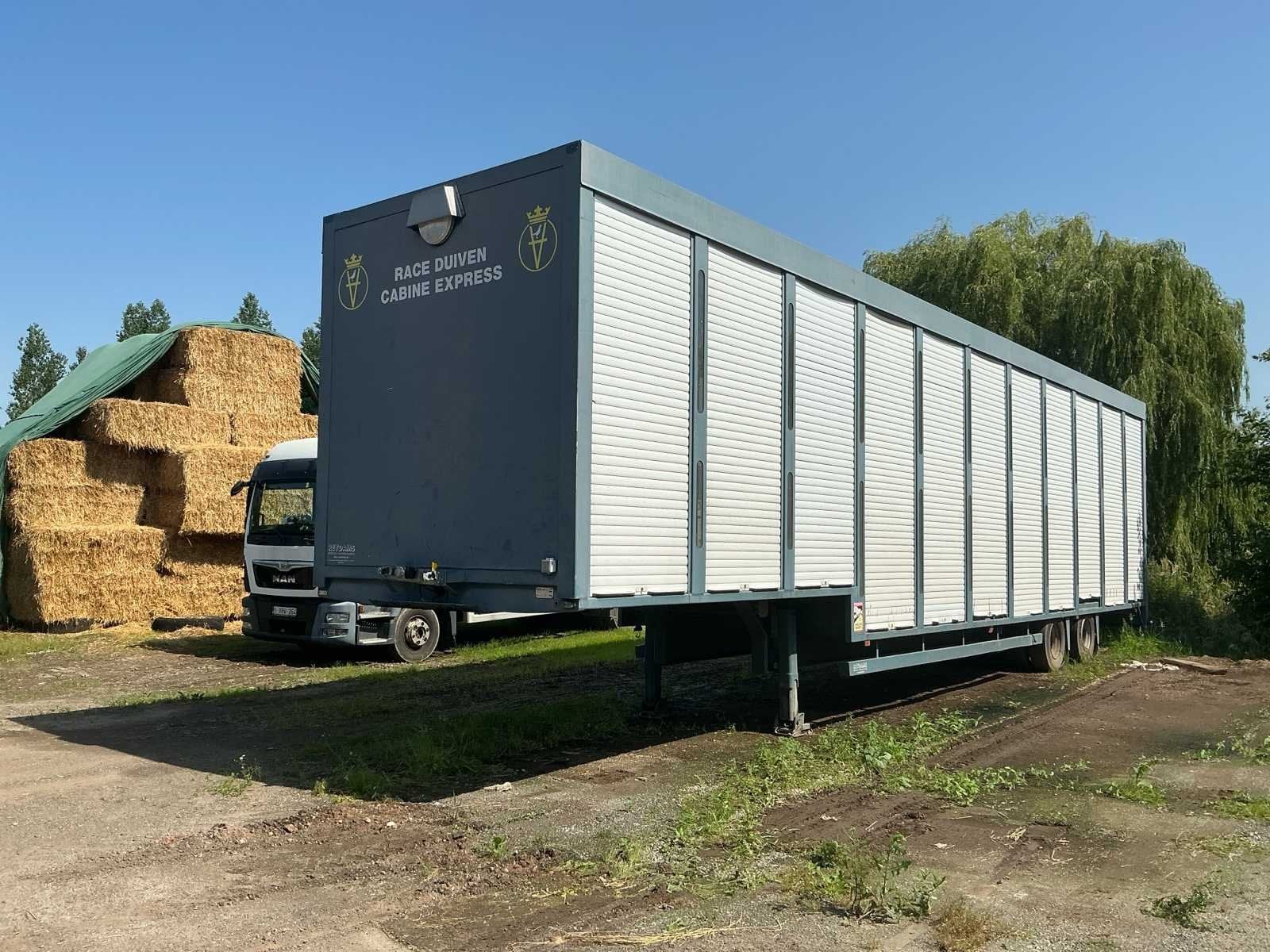 2005 T-TEC Duiventransport Oplegger, Auto's, Vrachtwagens, Overige brandstoffen, Bedrijf, Aanhangers en Opleggers, Te koop