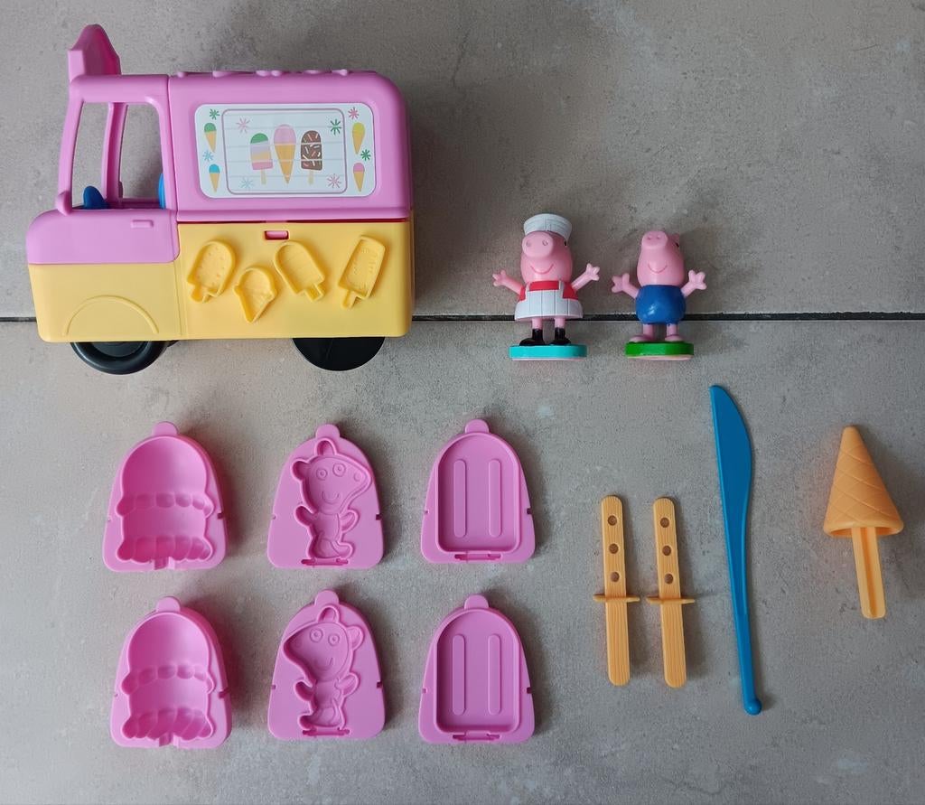 Play-doh Peppa Pig et le camion de glaces, Hobby & Loisirs créatifs, Jeux de société | Autre, Enlèvement ou Envoi