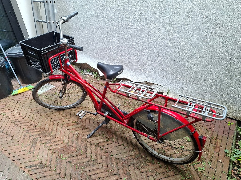 Tweelingfiets, Mandje, Ophalen, Overige merken, 2 zitjes