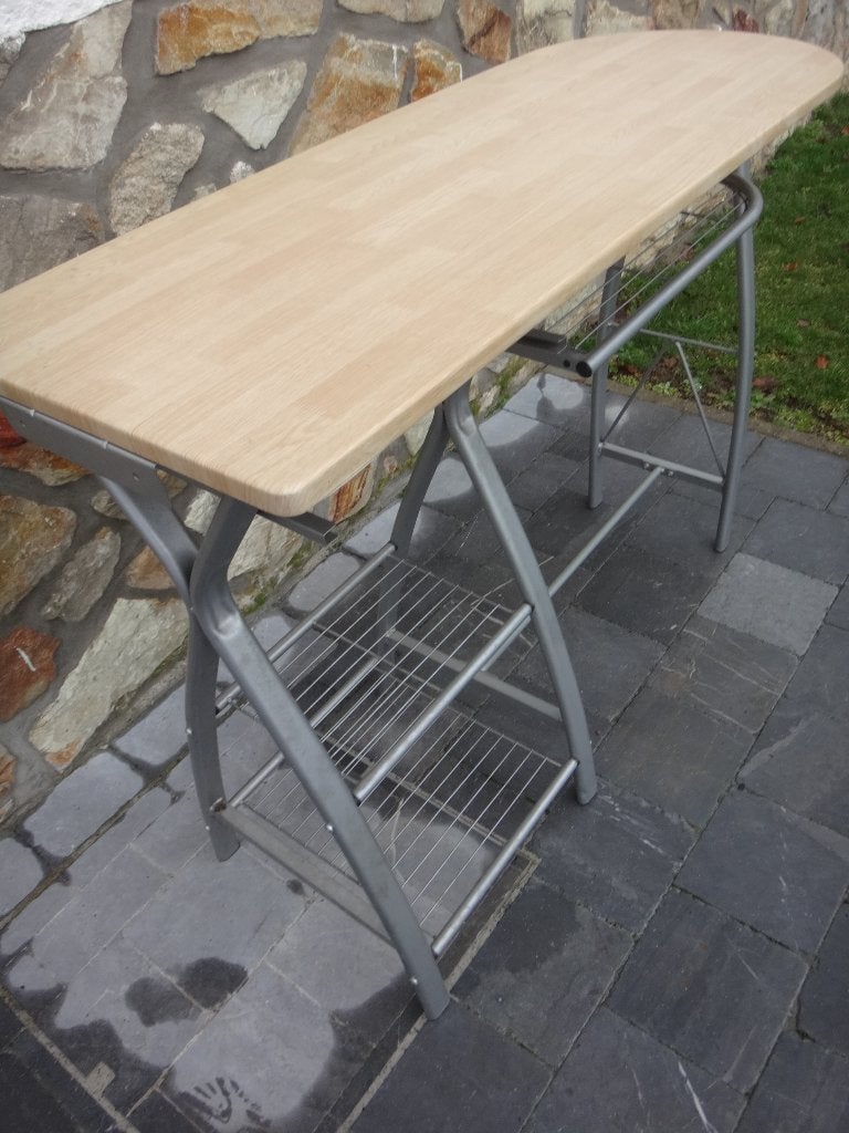 Vloerlamp, tafel, plank, Ophalen, Gebruikt