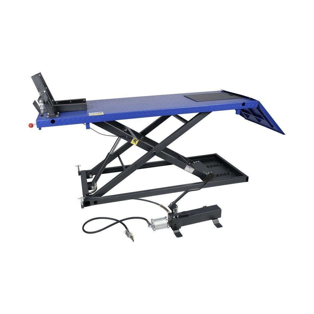 Motorfietslift / Motorfietsbrug dubbele bediening (65 Kg), Verzenden