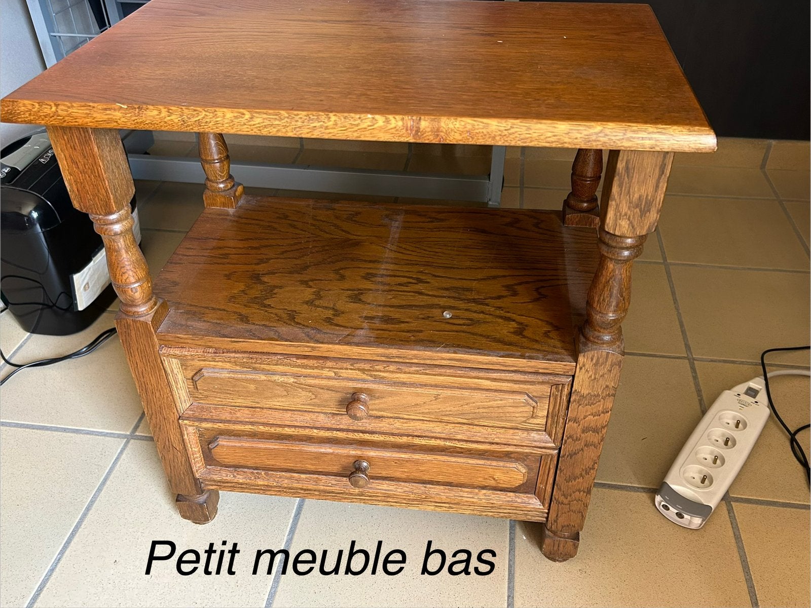 Petit meuble bas, Ancien, 25 à 50 cm, Moins de 100 cm, Enlèvement