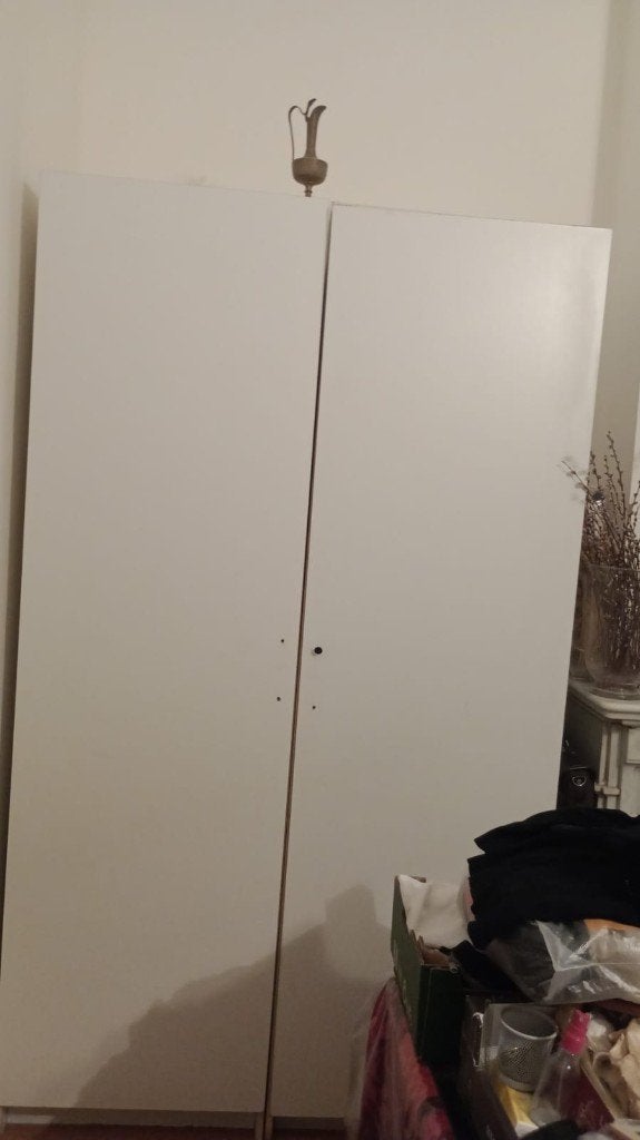 Armoire blanche à donner, Ophalen, Overige materialen, Gebruikt, 200 cm of meer